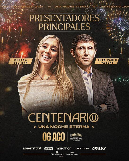 Club merengue promociona ceremobia crema con periodtas de ESPN y CNN (@universitario)