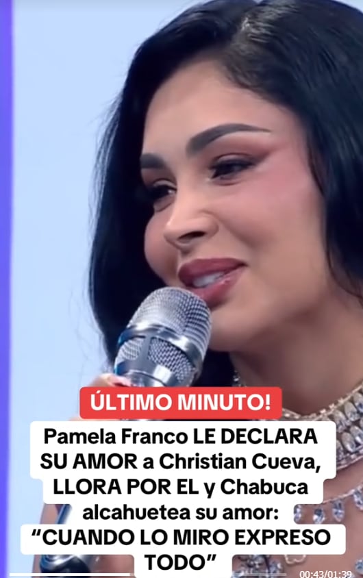 Pamela Franco se muestra sumamente enamorada de Christian Cueva.