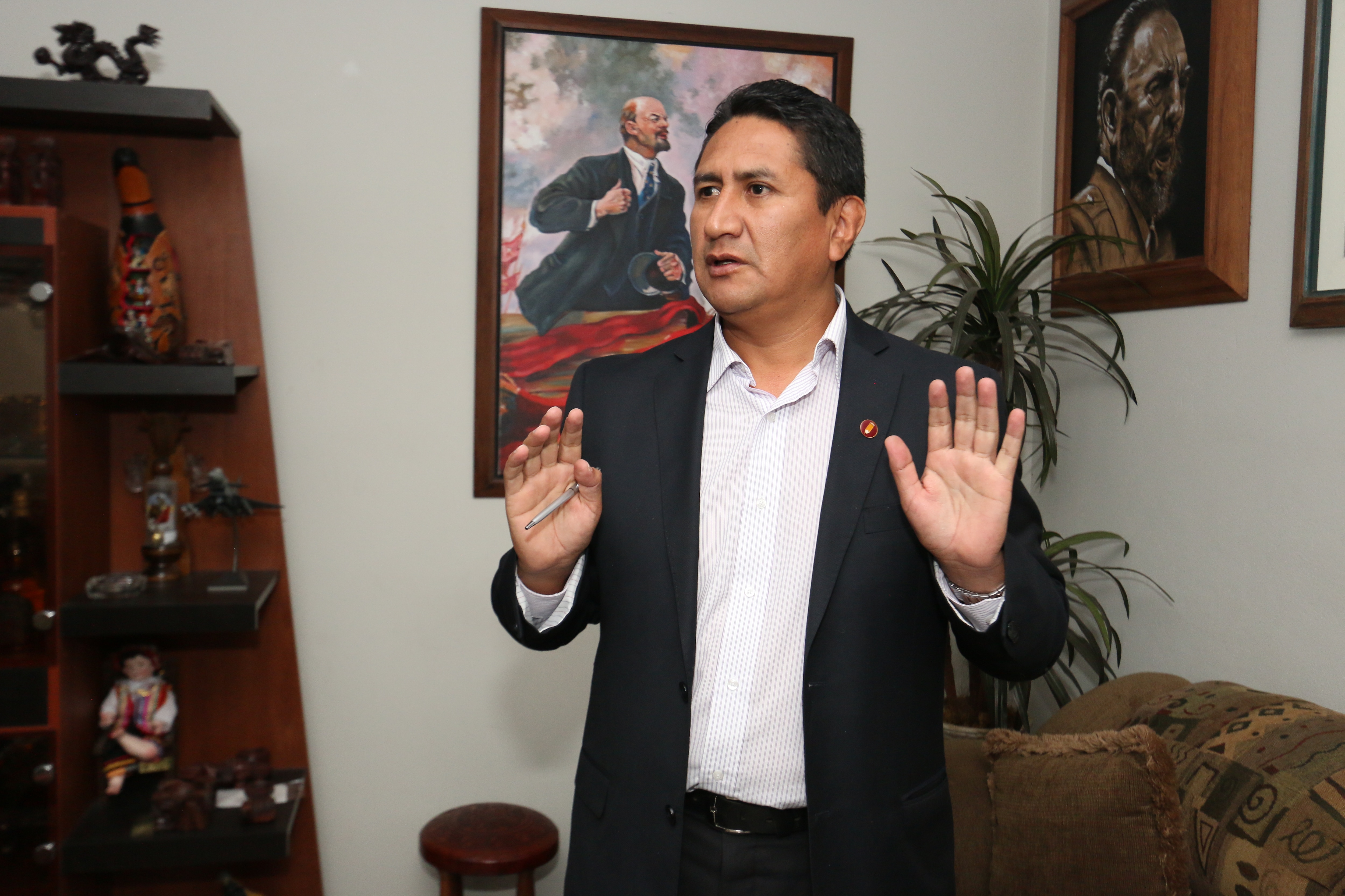 Vladimir Cerrón, líder de Perú Libre.