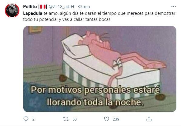 Gianluca Lapadula ovacionado en redes sociales por hinchas peruanos.