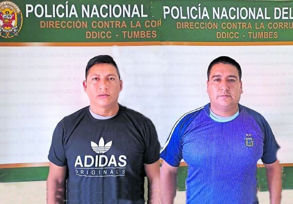 Tumbes: Los agentes Cristian Soto Aquise y Omar Vega Guevara son investigados por el delito de encubrimiento personal por, presuntamente, haber favorecido en la fuga del agente Juan Velásquez León de la comisaría El Tablazo.