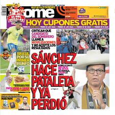 SÁNCHEZ HACE PATALETA Y YA PERDIÓ