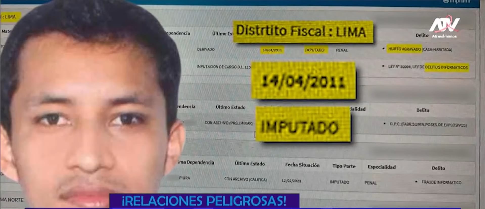 El supuesto nuevo 'galán' de la modelo. (Foto: ATV)