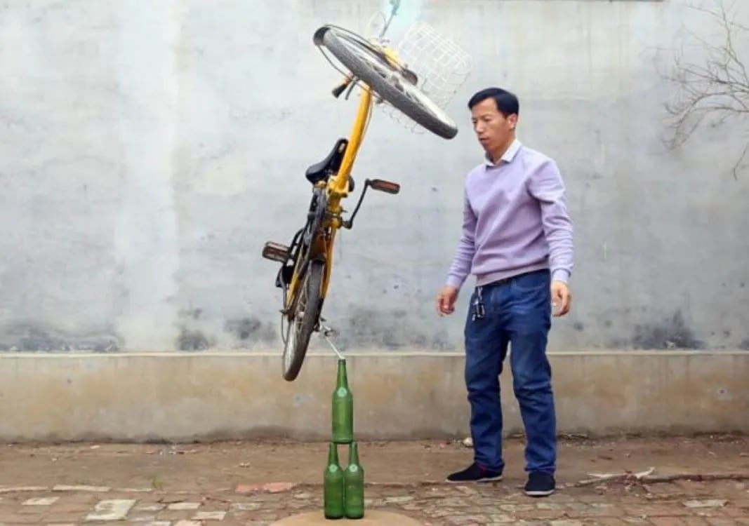 Desafía las leyes de la física.