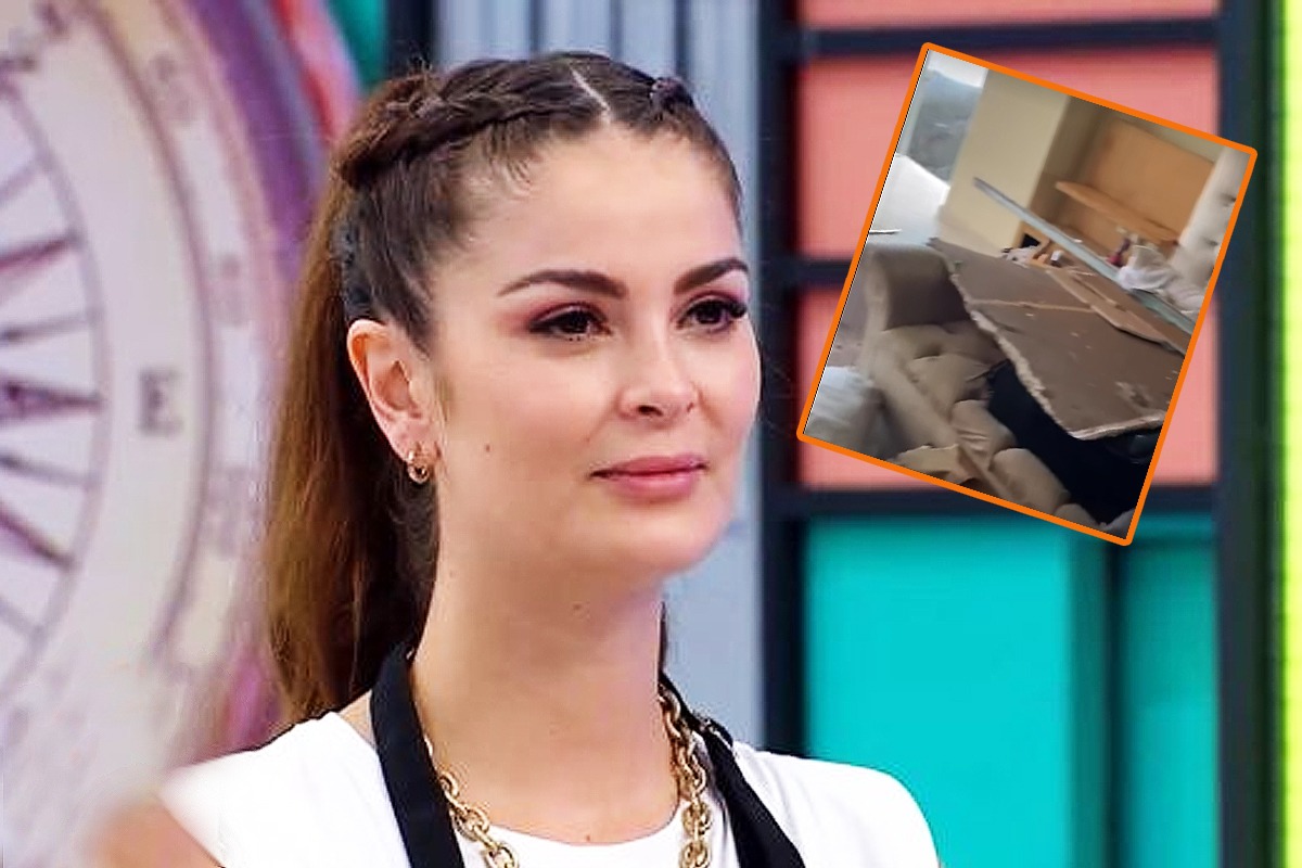 Laura Spoya mostró como quedó su residencia en México.