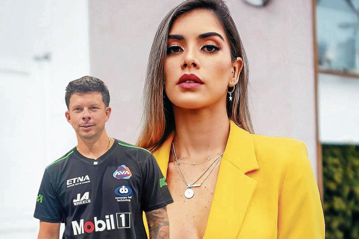 Korina Rivadeneira y Mario Hart