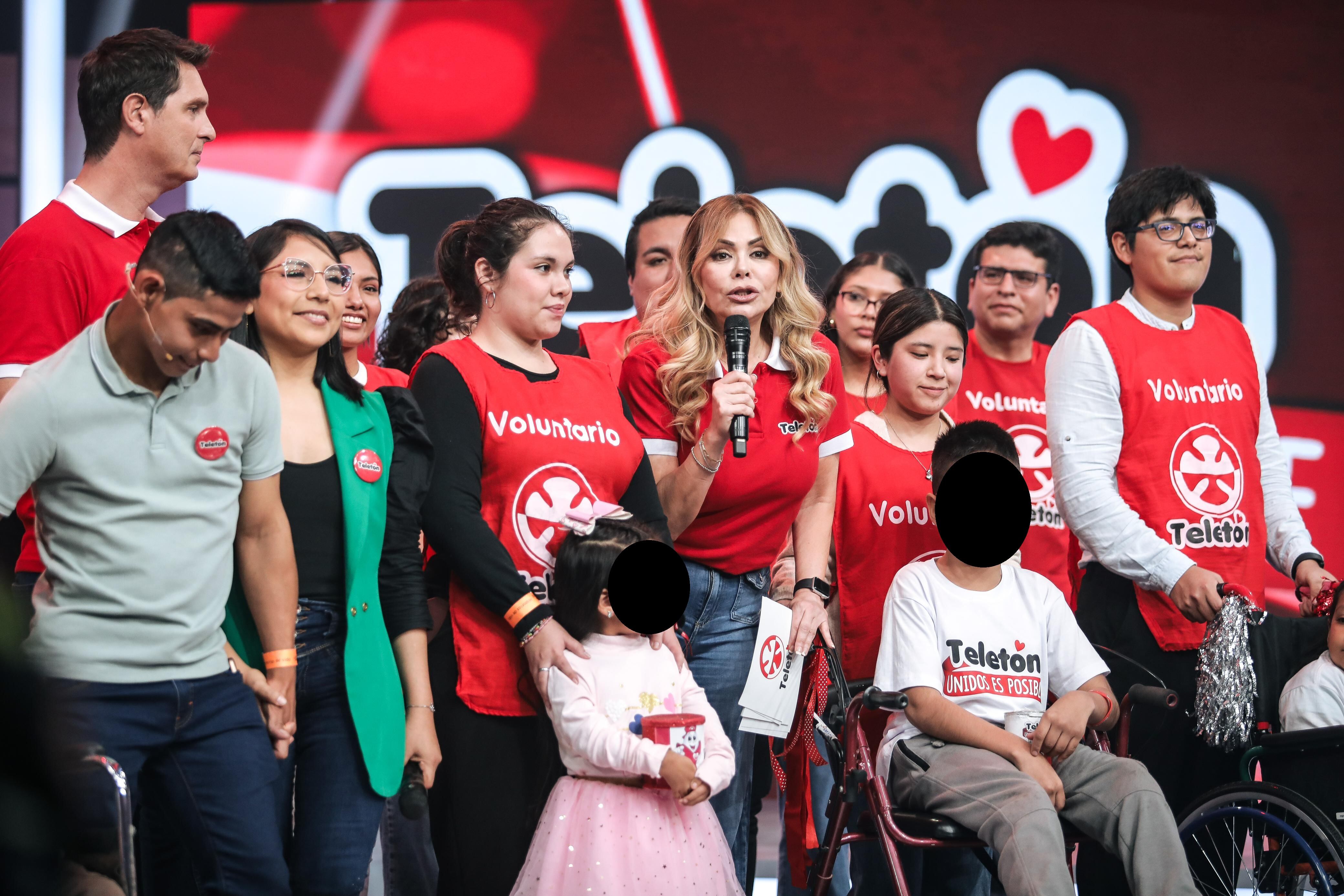 Gisela Valcárcel invita a colaborar con la Teletón 2025. Crédito de la foto: Joel Alonso.