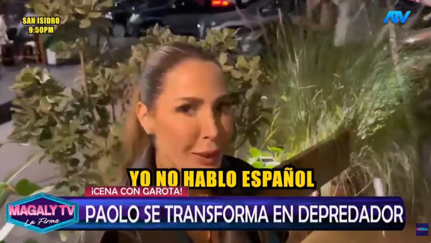Ana Paula Consorte no responde si se reconcilió con Paolo Guerrero tras ser captados cenando.