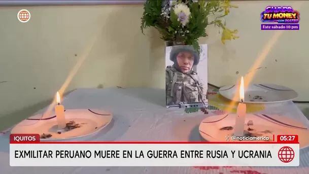 Exmilitar peruano muere en conflicto entre Rusia y Ucrania. Foto: América Noticias