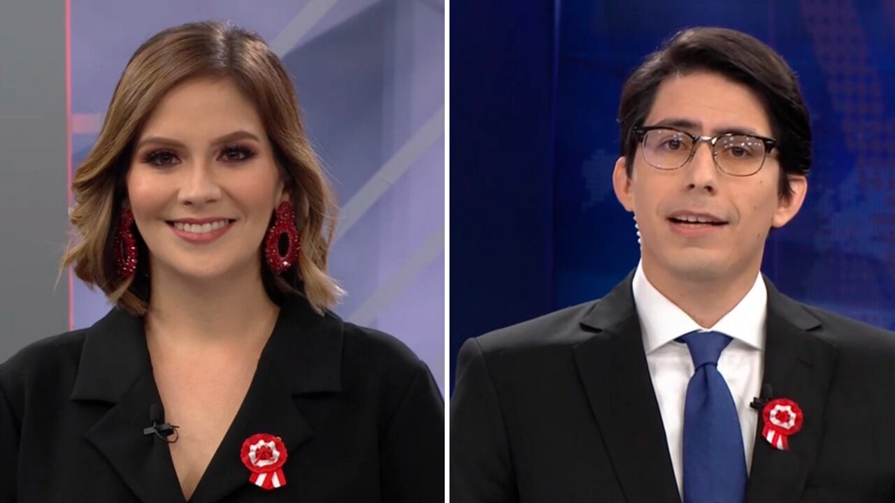 Tatiana Alemán y Sebastián Salazar salieron por primera vez juntos en el programa dominical.