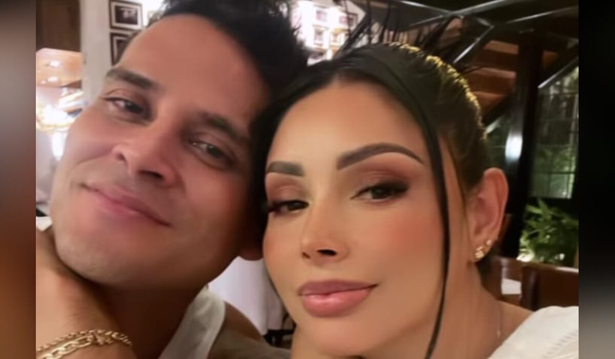 Christian Dominguez y Pamela Franco se muestran amorosos en Instagram. (Foto: Composición Trome/Captura Instagram)