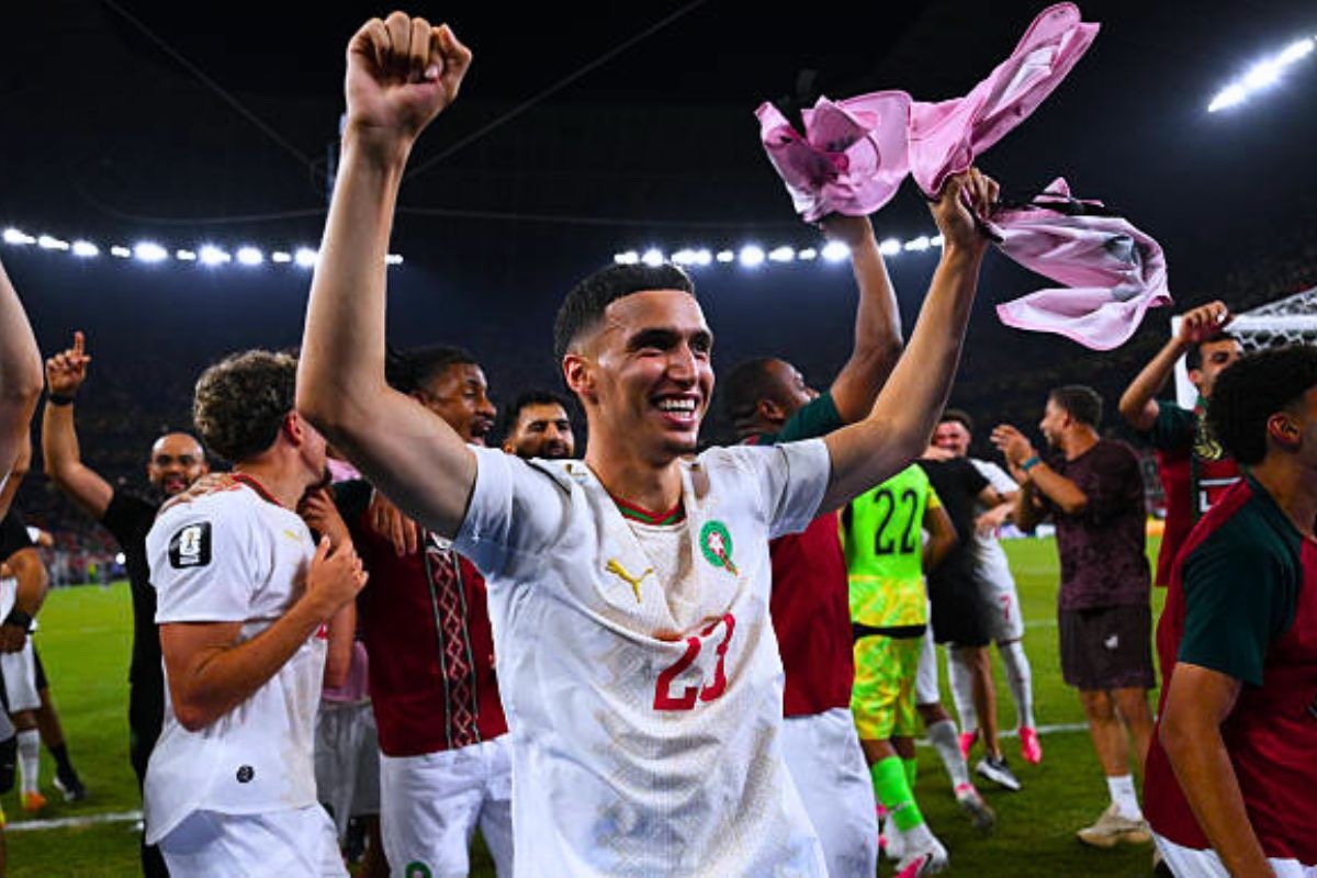 Marruecos festeja su clasificación histórica eliminando a Países Bajos (Foto: Getty Imges)