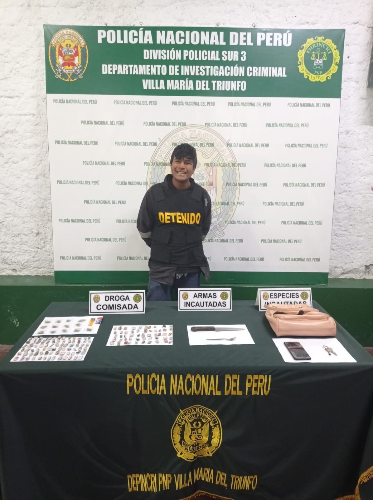 Juan Daniel Cañote Sánchez (34), ‘Risitas’, fue atrapado.