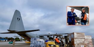 Avión de la FAP llevó doce toneladas de ayuda humanitaria a Colombia. (Presidencia)