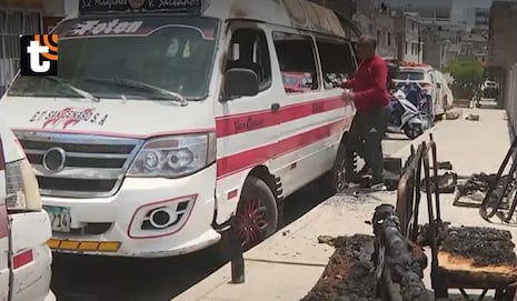¡Terror en Chorrillos! Extorsionadores incendian combi y dejan a transportistas bajo amenaza