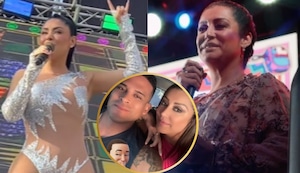 Karla en el mismo evento con Pamela y le manda misil con tremenda fotito: “Estaré con La Gran Orquesta”