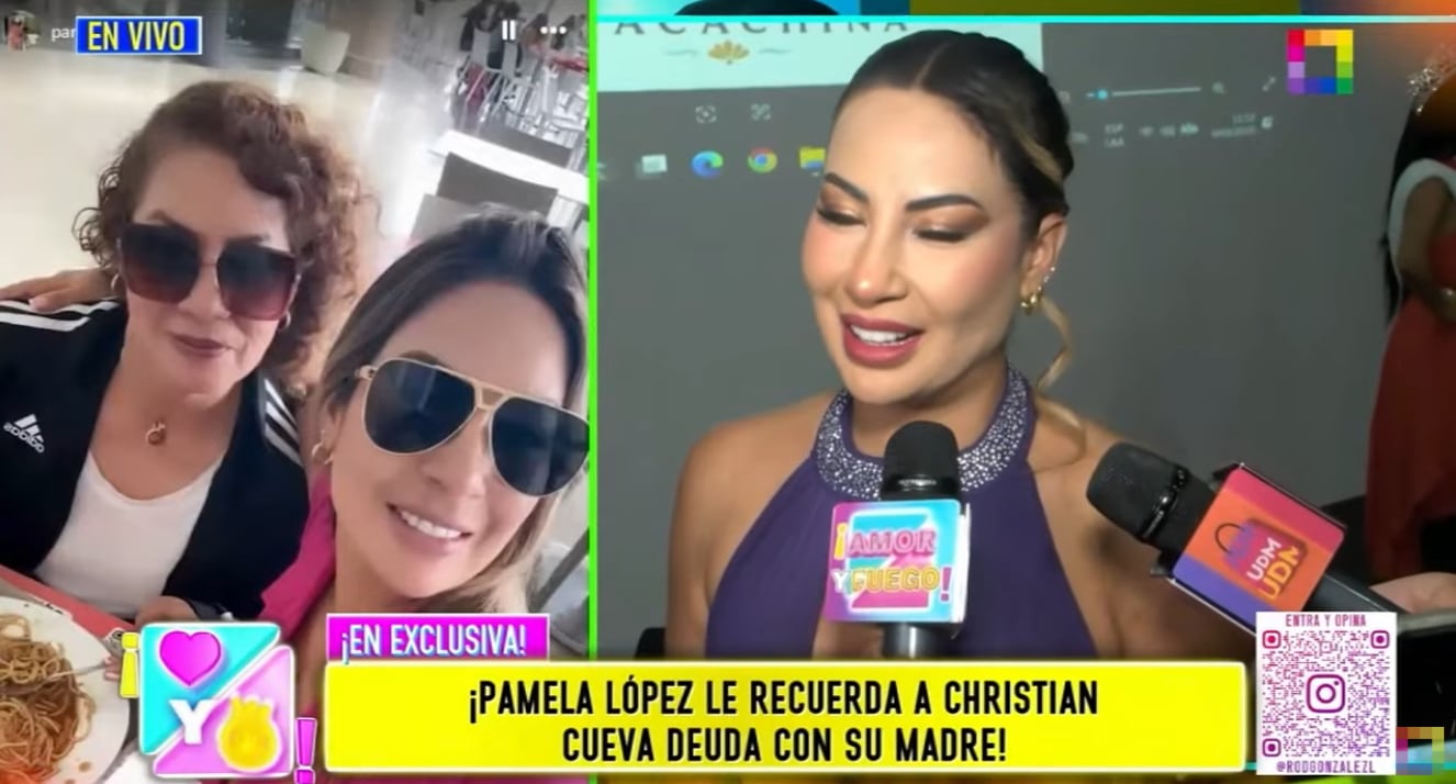 Pamela López confirma que proceso de Christian Cueva contra su madre quedó nulo.