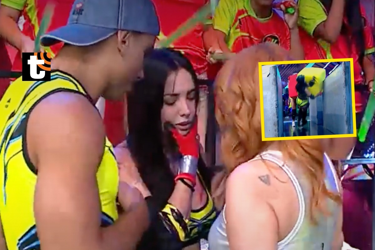 Rosángela es derribada EN VIVO por Karen Dejo