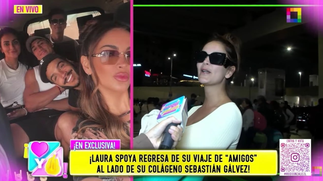 Laura Spoya aclara su relación con Sebastián Gálvez.