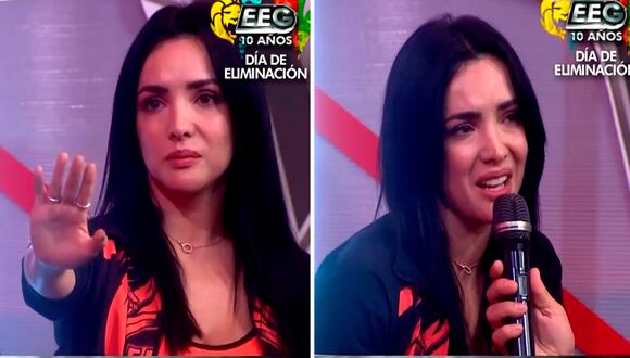 Rosángela Espinoza llora en 'Esto esto es guerra'