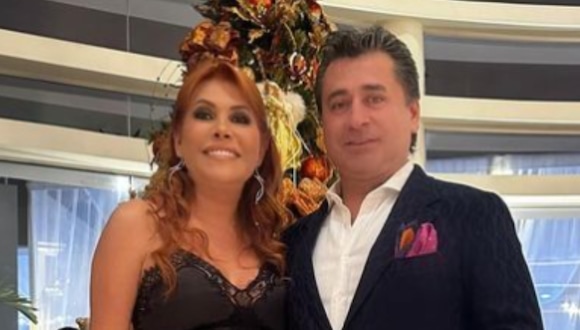 TROME - Magaly y el notario disfrutan cena romántica durante el Perú vs. Venezuela