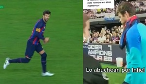 Así reaccionó Piqué cuando lo abuchearon y le gritaron ‘Shakira’ en estadio | VIDEOS