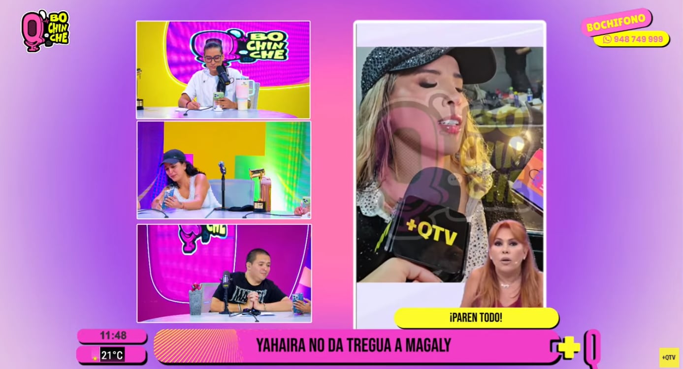 Daniela Darcourt cuestiona a Yahaira Plasencia por hablar de la denuncia en contra de Magaly post show.