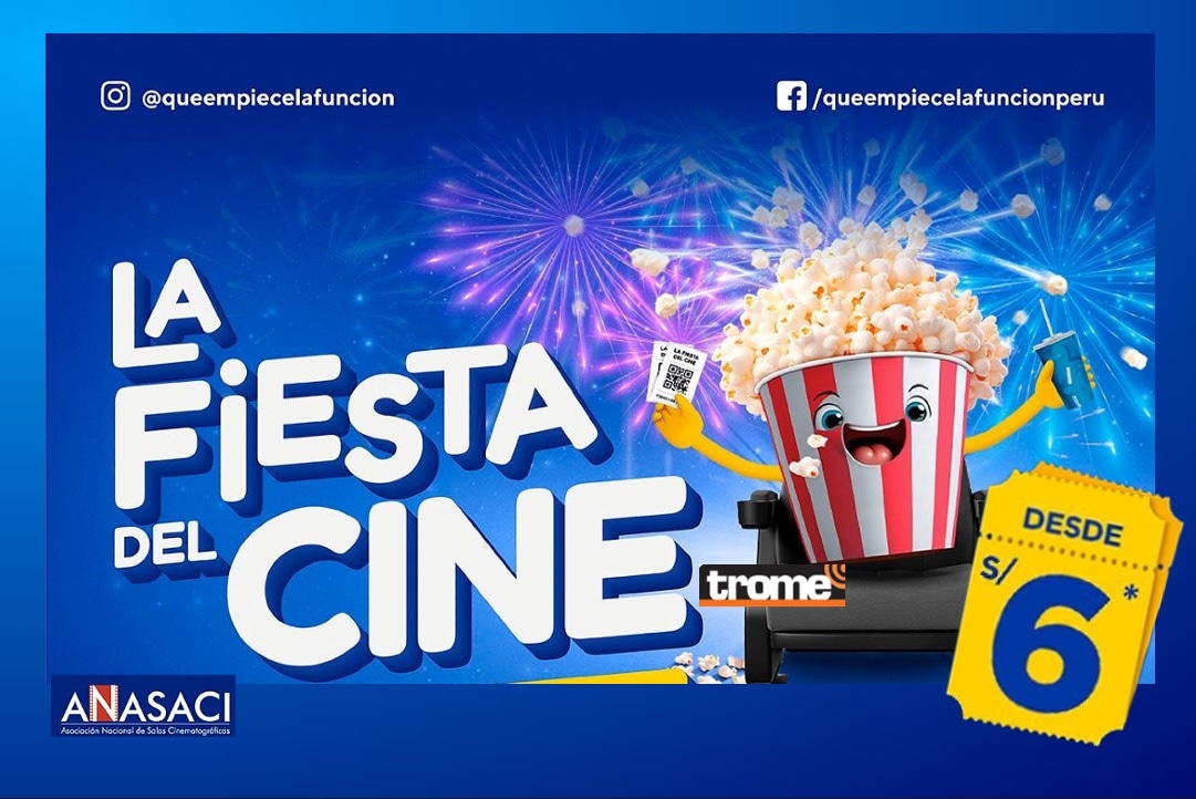 Nueva campaña de la Fiesta del Cine: ¿Cuándo y dónde adquirir entradas para ver películas a solo 6 soles? (Compos. /Isabel Medina / Trome / Anasaci).