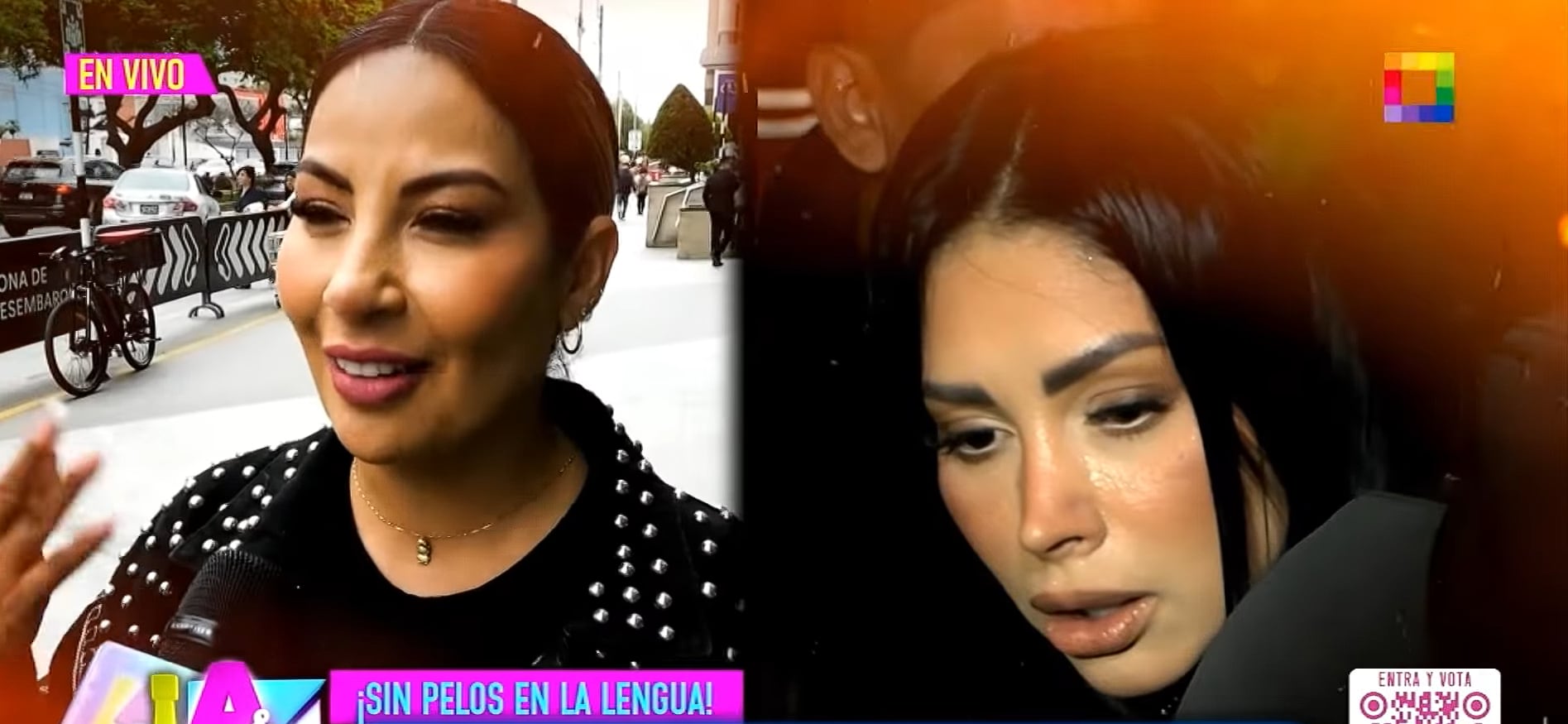 Trujillana lapidó por completo a Pamela Franco. (Fuente: Willax)