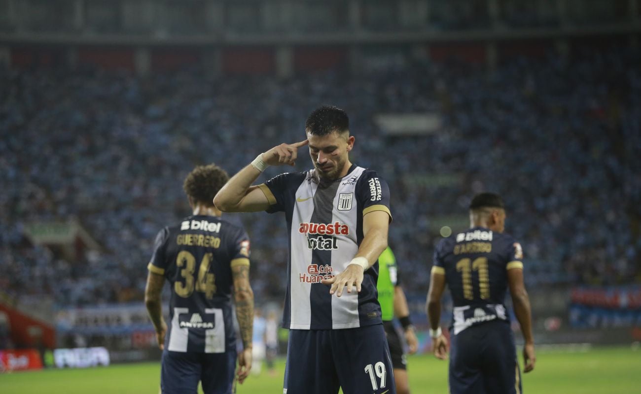 Alan Cantero anotó su primer gol con Alianza Lima en el Liga 1 Te Apuesto 2025. (Foto: Antonio Melgarejo/ @photo.gec)