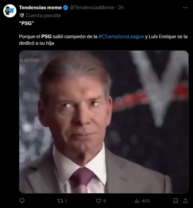 Vacílate con los mejores memes de la final de la Champions League entre el PSG y el Inter de Milán. (Redes sociales)