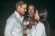Mark Vito y su novia Leslie Echevarría se casaron en boda ancestral: “Quieren hijos”, dice el maestro Supay