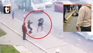 ¡Sicariato en San Miguel! Jalador de combi es acribillado frente a peatones y bala perdida deja a una mujer herida