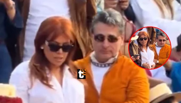 TROME - Magaly Medina genera consternación al ser captada sostenida por Alfredo Zambrano en Chota