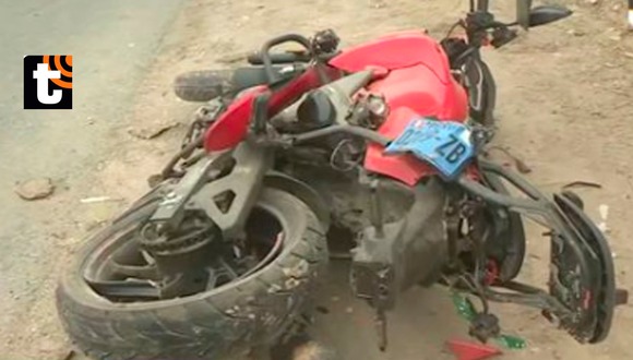 Chosica: motociclista pierde la vida tras choque con camioneta