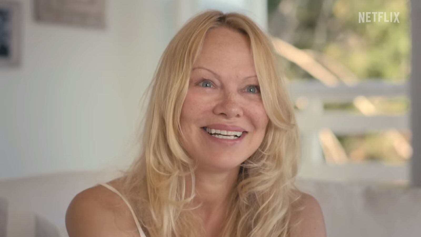 Pamela Anderson en un documental de Netflix.