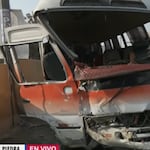 Puente Piedra: Doce heridos en choque de combi contra muro en la Panamericana Norte | VIDEO