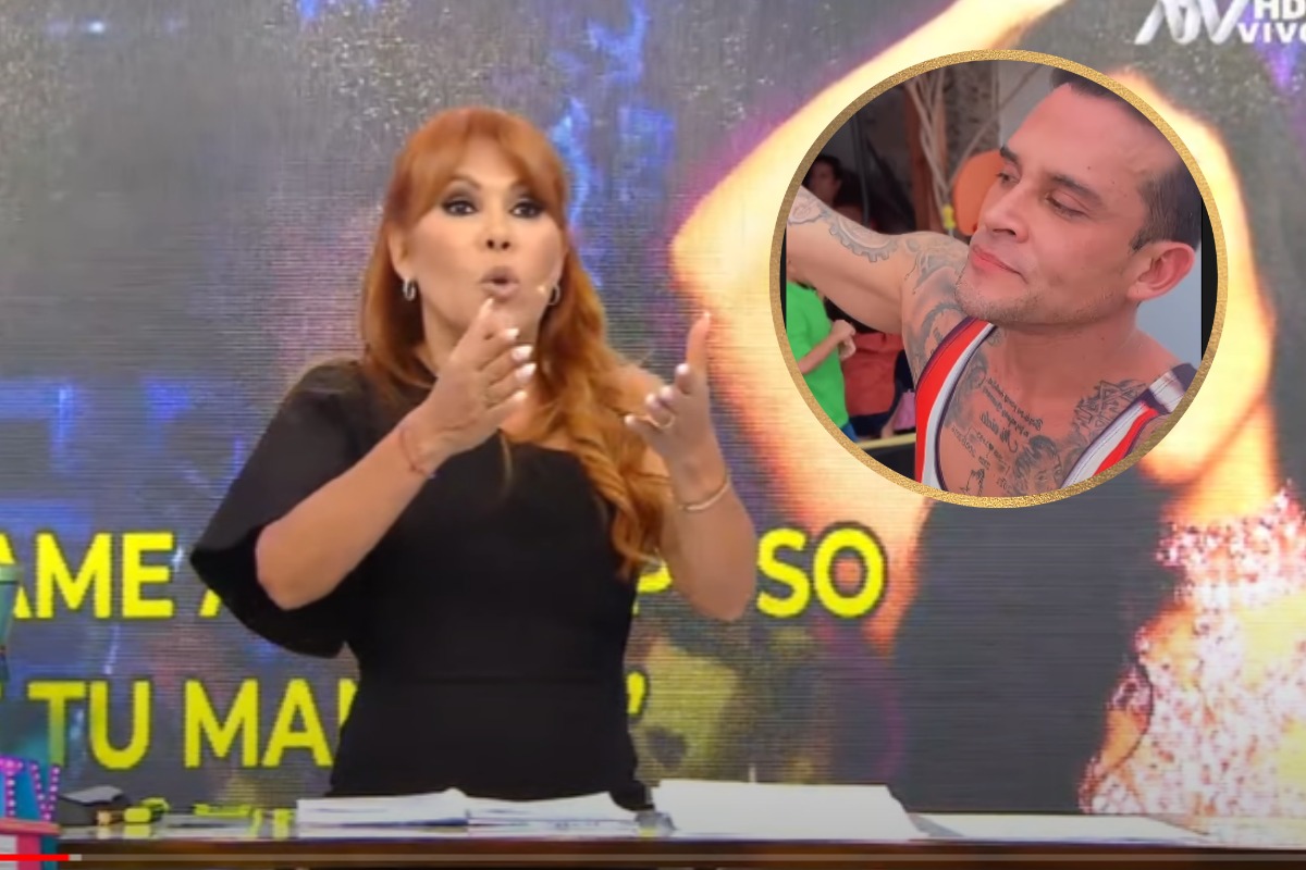 Magaly Medina raja del cuerpo de Christian Domínguez