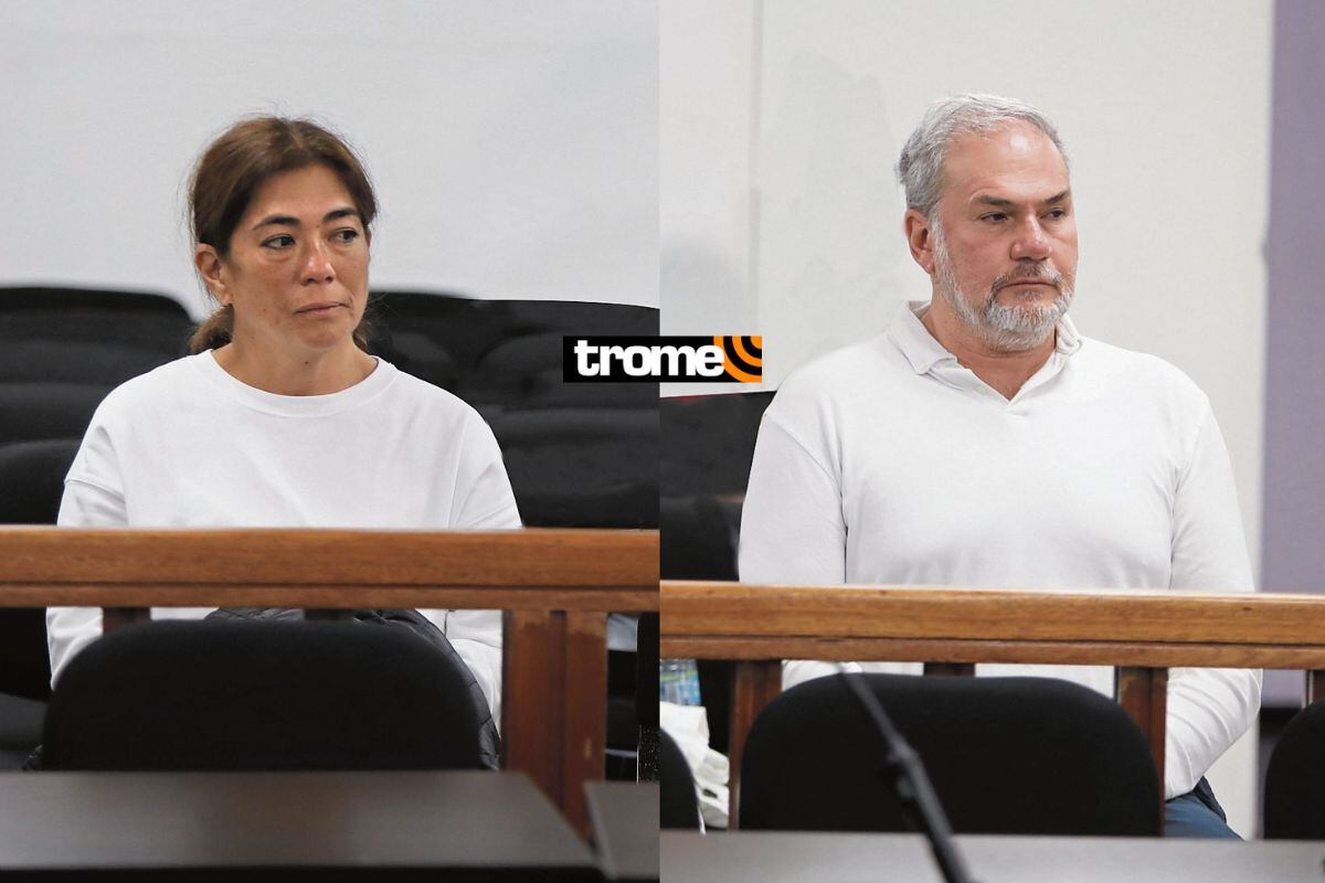 Sada Goray y Mauricio Fernandini tiemblan porque podrían darles 36 meses de prisión preventiva. (Foto: Trome)