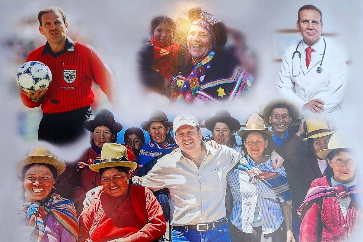 Alberto Tejada en sus distintas facetas como árbitro, médico y político (Composición: Alberto Tejada)