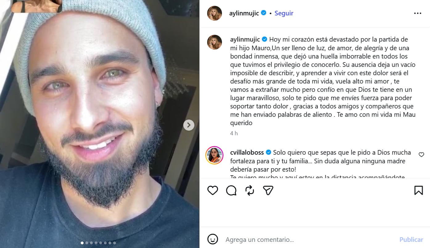 Aylín Mujica publica emotivo mensaje de despedida para su hijo que murió.