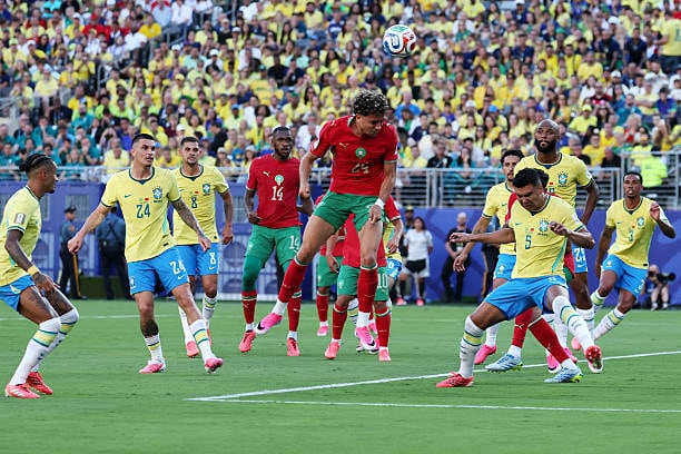 Brasil vs. Marruecos. (Foto: Getty Images)