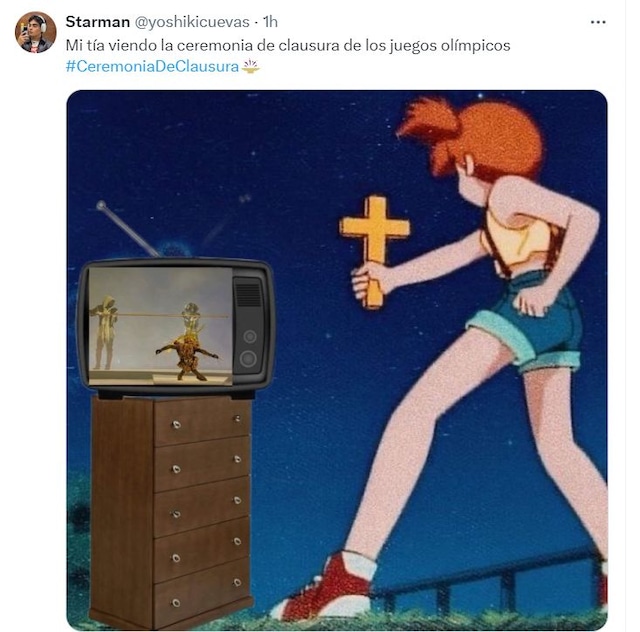 Trome | Clausura París 2024: Los memes de la ceremonia de los Juegos Olímpicos (Foto: Twitter)