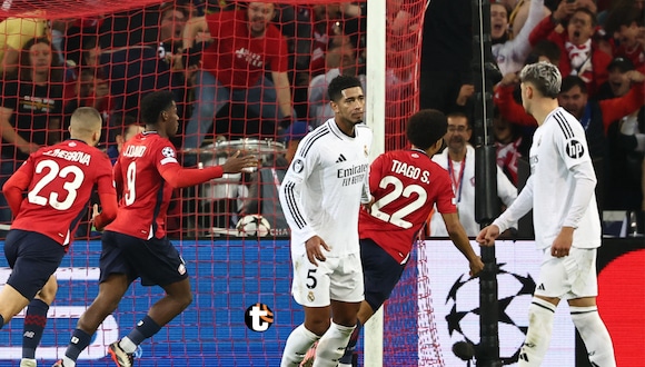 Gol de Jonathan David en Lille vs. Real Madrid. (Video: ESPN)