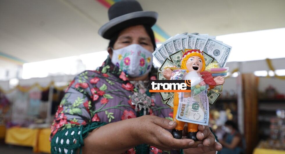 La fiesta de ekeko tiene mucha tradición en el altiplano peruano-boliviano y también se celebra en Lima. (Foto: Trome / Britanie Arroyo)