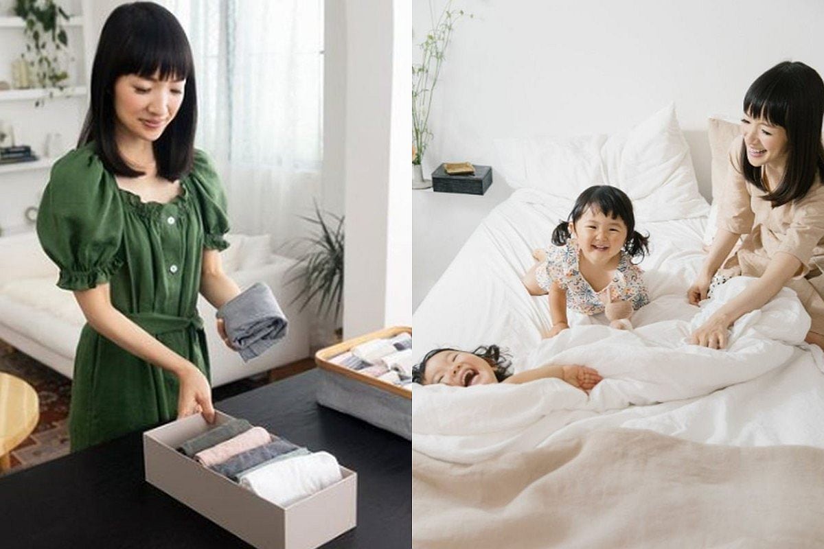 Marie Kondo admite que es imposible tener la casa ordenada con tres hijos. (Foto: @mariekondo / Instagram)