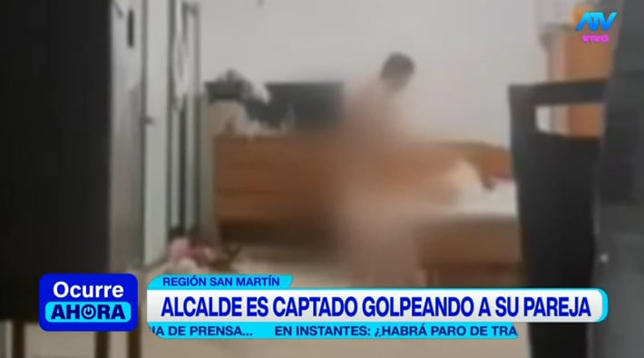 Alcalde del distrito de Juan Guerra, José Lazo Arce, fue registrado en video mientras agredía físicamente a su pareja.