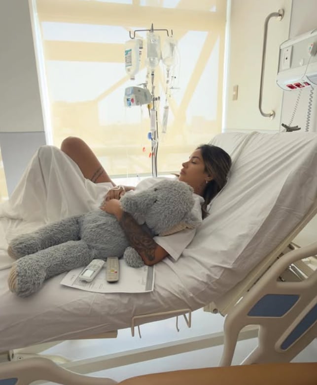 Shirley Arica está internada en una clínica, aunque no reveló el motivo.