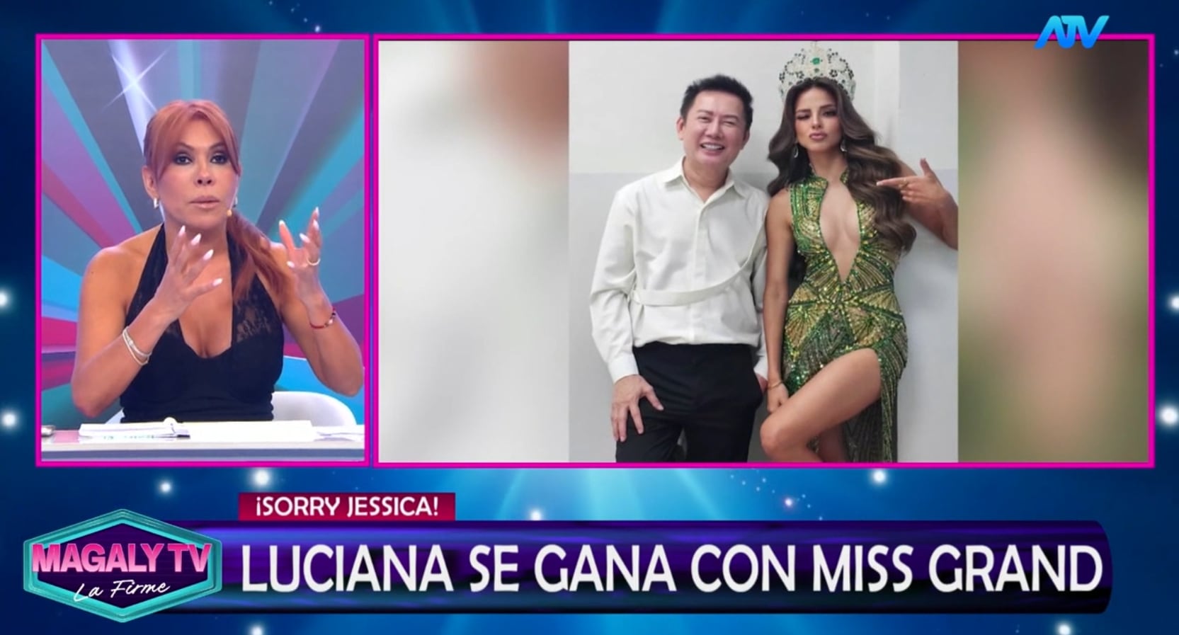 Magaly Medina cree a Jessica Newton no le habría dado gracia que Luciana Fuster sea la nueva directora del Miss Grand Perú.