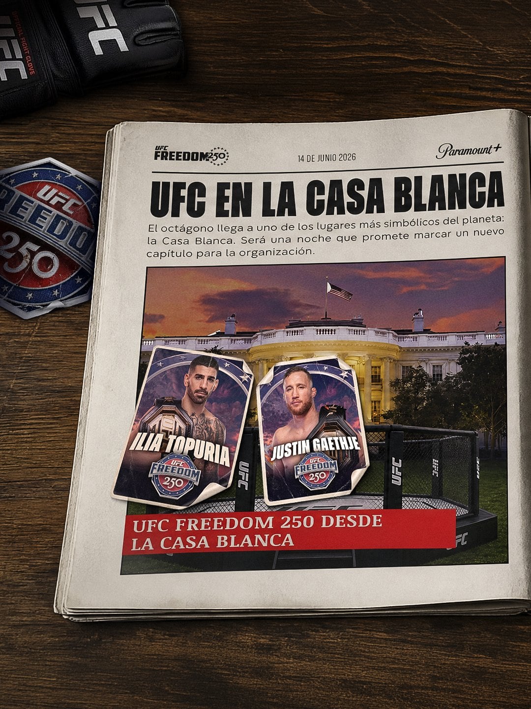 El evento más esperado del año, UFC Casa Blanca. (UFC)